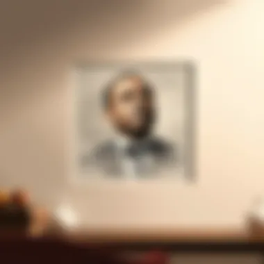 A powerful quote from Malcolm X surrounded by a minimalist background