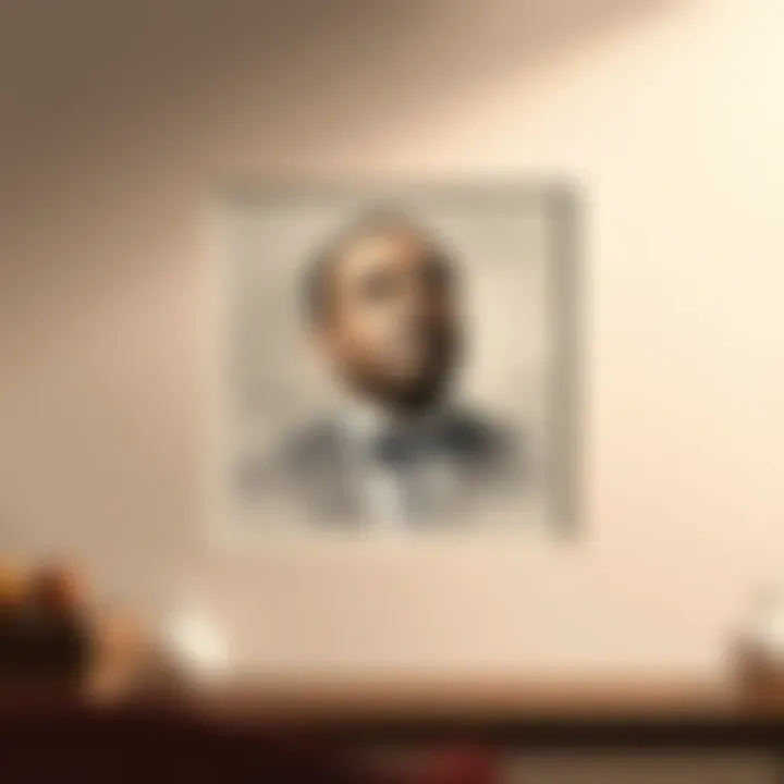 A powerful quote from Malcolm X surrounded by a minimalist background