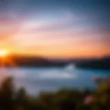 A serene landscape symbolizing financial peace