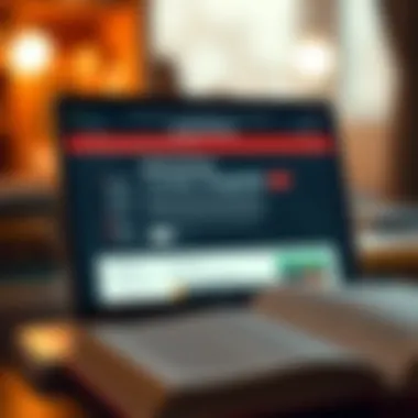 A screenshot showcasing the user interface of a literature summary site