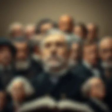 Collage of Influential Historical Figures A collage of influential historical figures represented in audiobooks