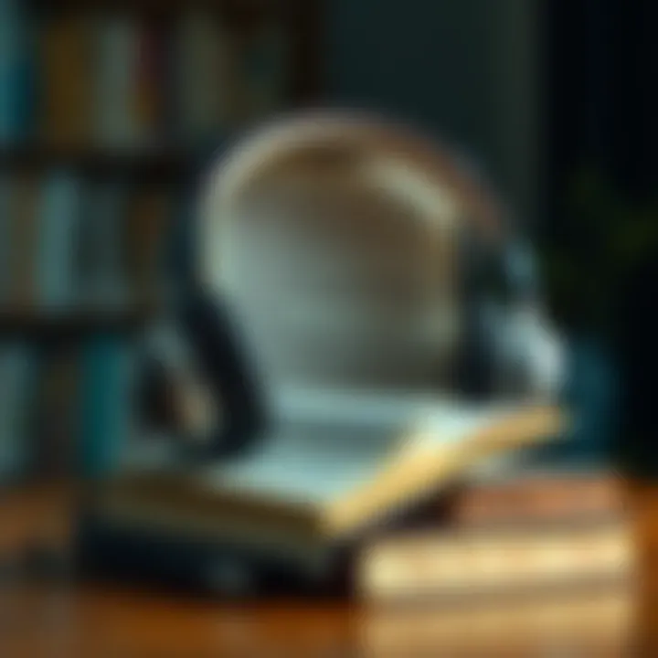 Auditory Learning Experience An auditory experience represented through headphones and a book