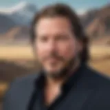 Marc Benioff speaking at a technology conference