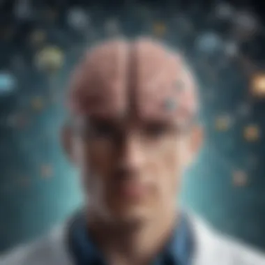 Scientific Insights That Expand Understanding A brain illustration surrounded by various science-related symbols.