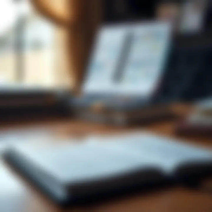 Organized Monthly Planner An organized planner opened to a monthly layout