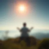 A serene landscape representing inner peace and self-reflection