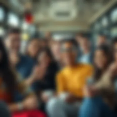 Collective Positive Impact A group of diverse individuals collaborating with enthusiasm