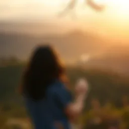 A serene landscape symbolizing self-acceptance