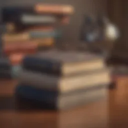A stack of classic investment books