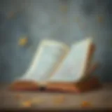 Artistic representation of a concise novel summary