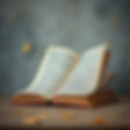 Artistic representation of a concise novel summary