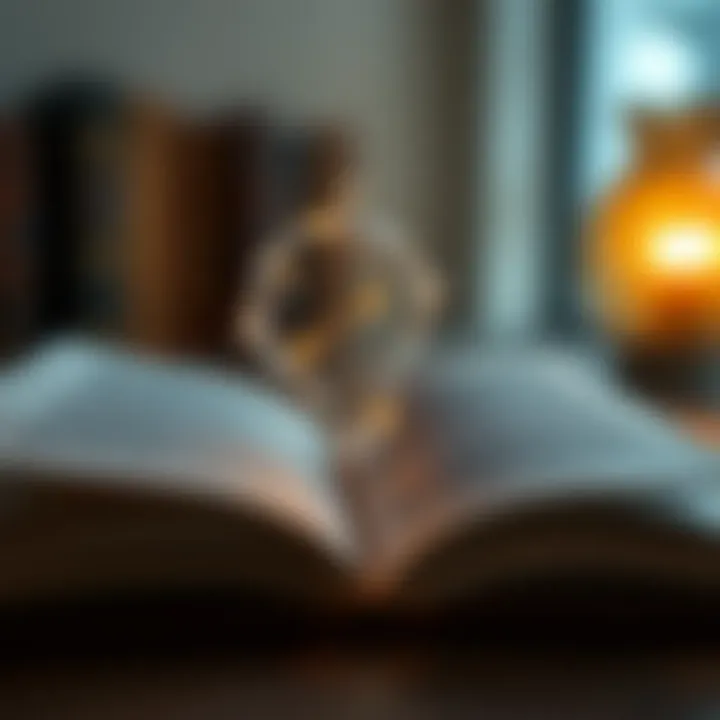 Visual metaphor for extracting key ideas from literature