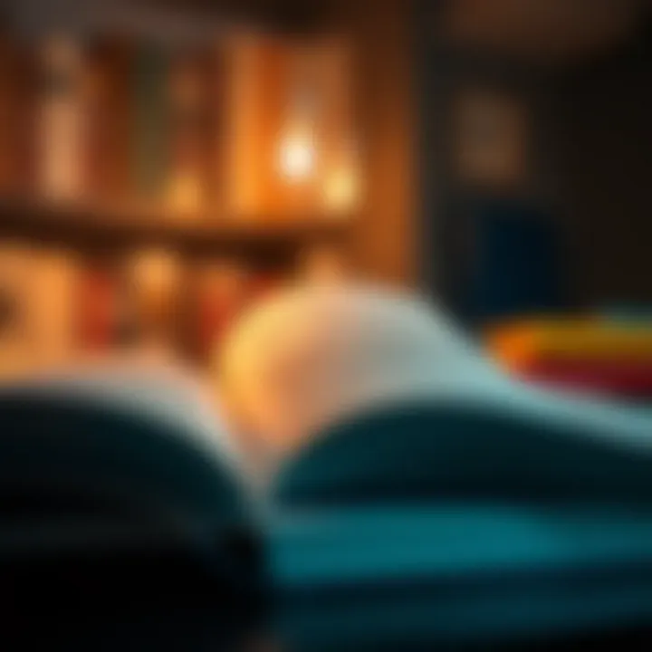 Illustration depicting the accessibility of literature through summaries