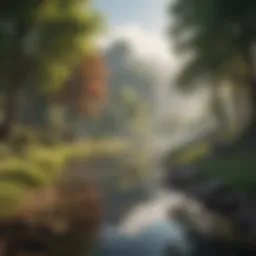 A serene landscape symbolizing tranquility and purpose.