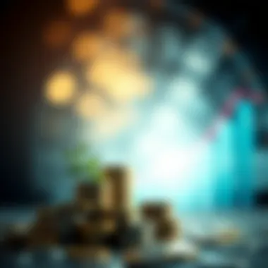 Financial Growth Through Investing Illustration of financial growth through investing