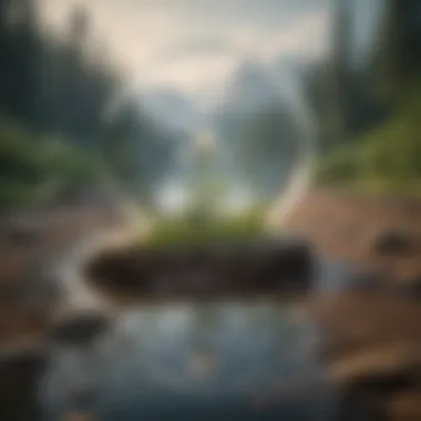 Symbol of Inner Peace A serene landscape symbolizing inner peace