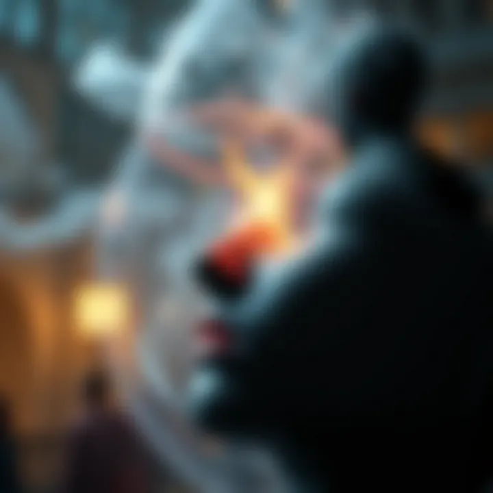 An artistic portrayal of dreams influencing waking life