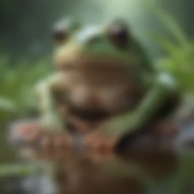 Overcoming Procrastination Illustration of a frog symbolizing overcoming procrastination