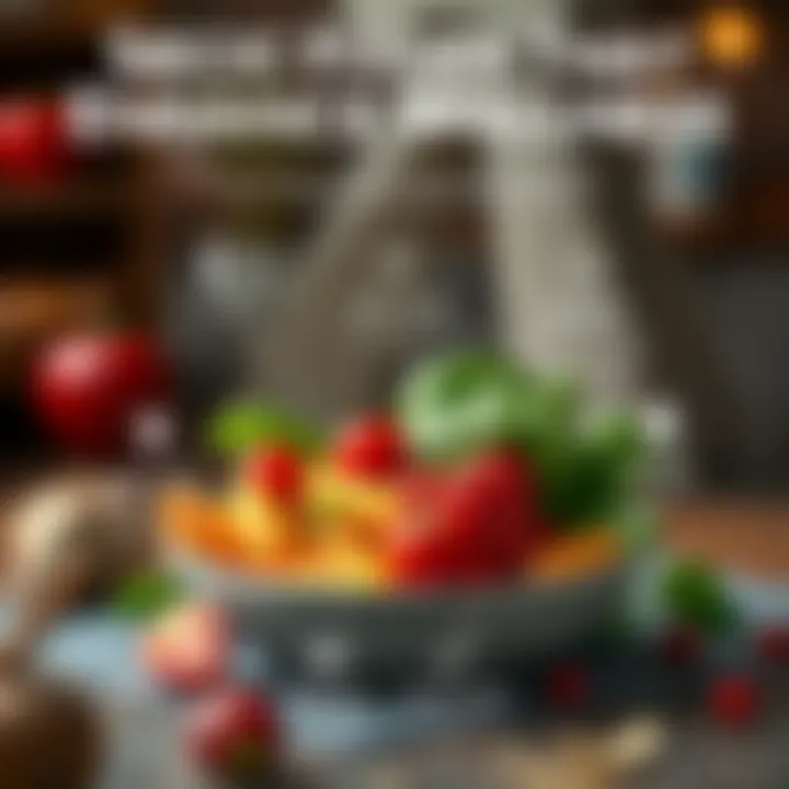 Infographic emphasizing the role of specific foods in wellness