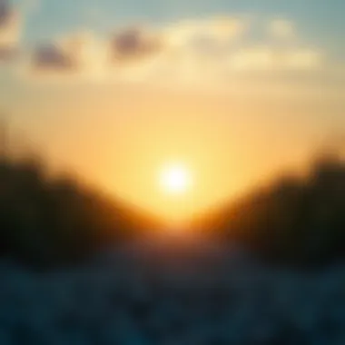 Pathway to Hope and Transformation A pathway leading toward a bright horizon symbolizing hope and transformation