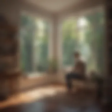 Embracing Reflection in Stillness A peaceful reading nook inviting contemplation.