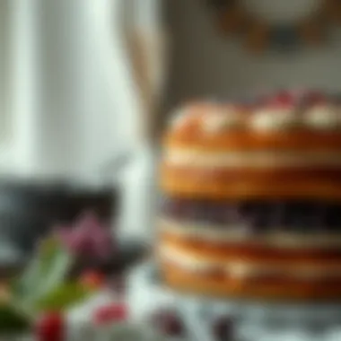 A layered cake representing the richness of authentic living