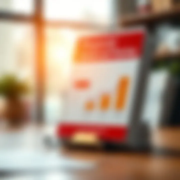 A graphic showing financial growth and business planning