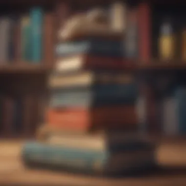 Essential Intelligence Books A stack of thought-provoking books on intelligence and personal growth