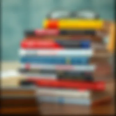 Influential Sales Books A stack of influential sales books