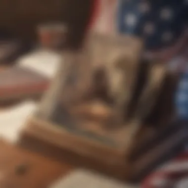 A vintage book cover depicting a pivotal moment in American history