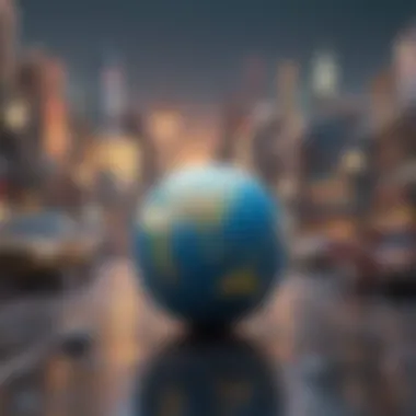 Nations Navigating Transition and Change Conceptual image of nations adapting to change