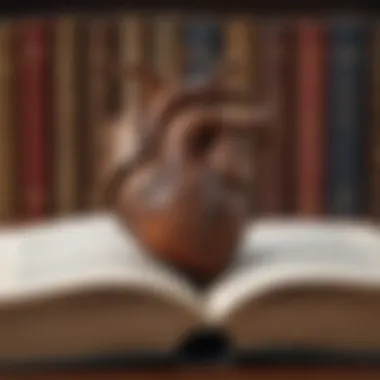 The Heart of Literature A classic library filled with timeless literary works