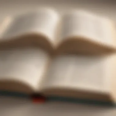 A close-up of an open book with highlighted passages