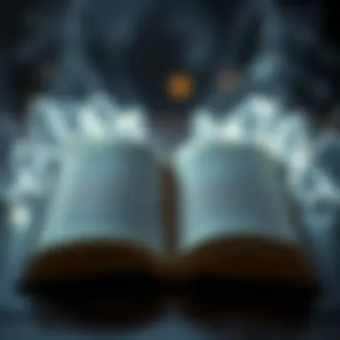 The Power of Audio Narration An open book with sound waves emanating from it