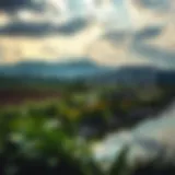 A tranquil landscape reflecting inner peace