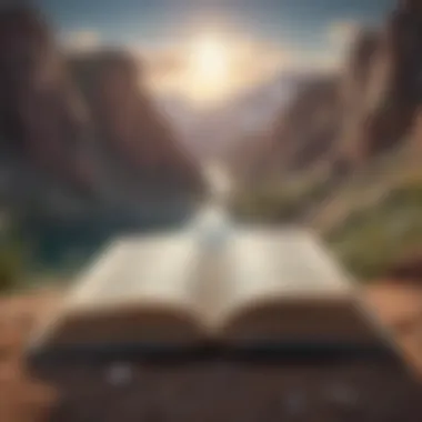 The Journey of Discovery An open book with pages turning, symbolizing the journey of discovery.