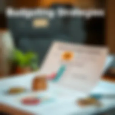 Visual representation of budgeting strategies and financial planning