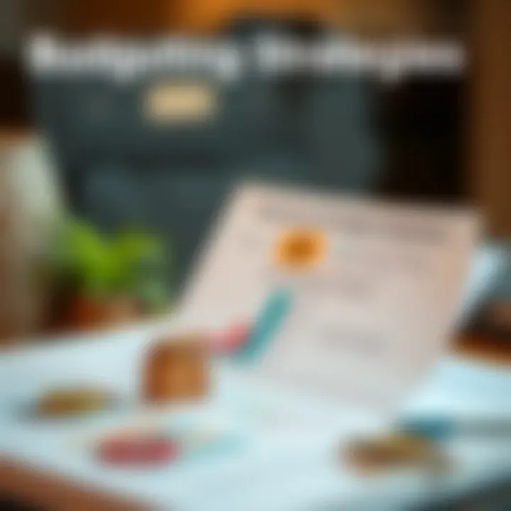 Visual representation of budgeting strategies and financial planning