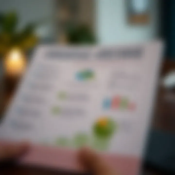 Infographic showing principles of financial wellness