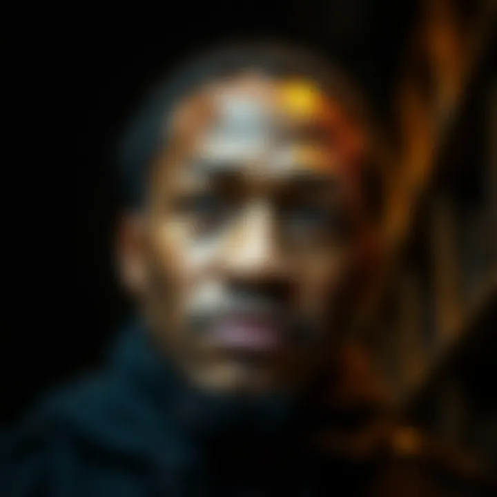 Illustration of resilience and strength in adversity