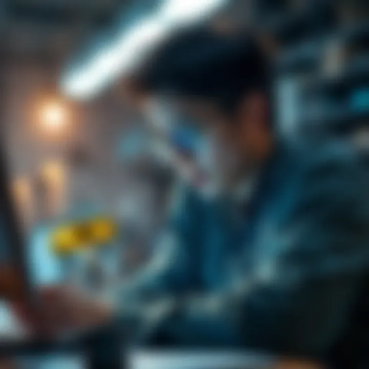 Innovation in Startups Unleashed An engaging depiction of innovation in action within a startup