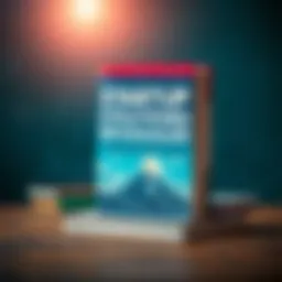 A thought-provoking book cover showcasing startup strategies