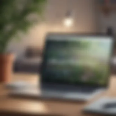 Accessing Free Self-Care Resources Online A laptop displaying a website with free self-care book resources