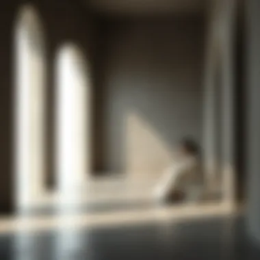 A contemplative space inviting reflection and introspection