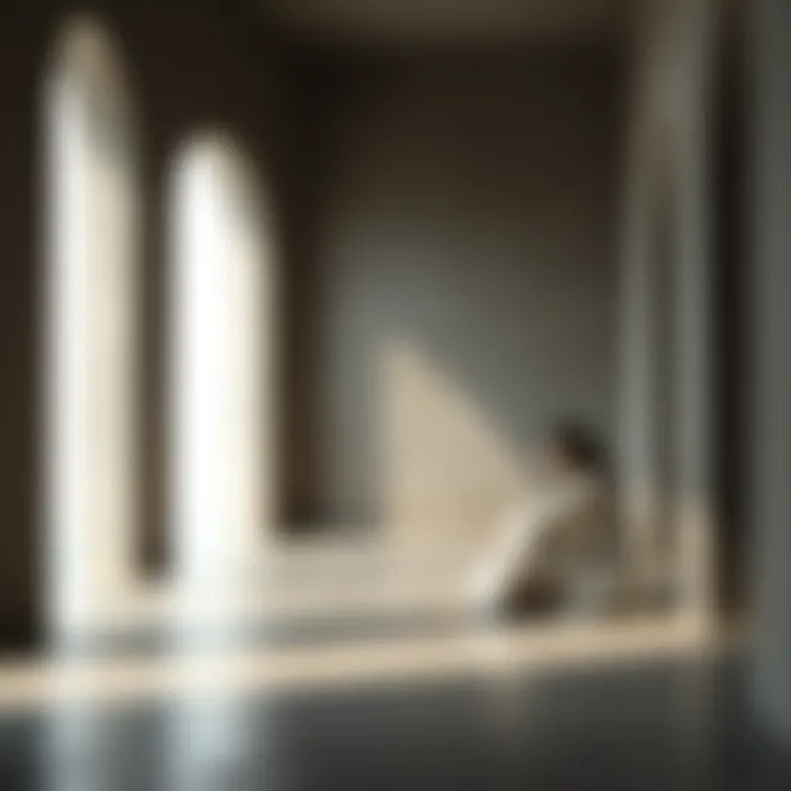 A contemplative space inviting reflection and introspection