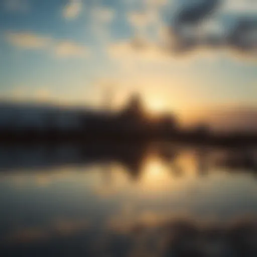 Finding Calm in Anger A serene landscape reflecting calm amidst chaos