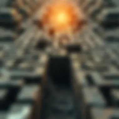 A labyrinth symbolizing the journey of finding meaning