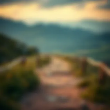 A serene landscape depicting personal growth and reflection