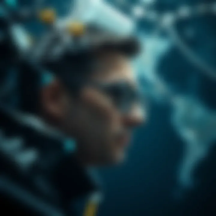 Conceptual art illustrating philosophical ideas and deep thought