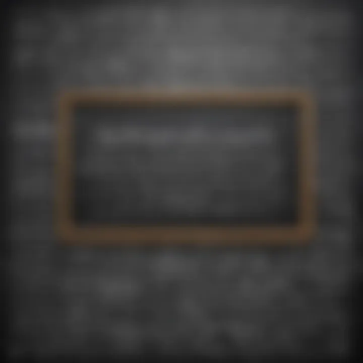 A chalkboard filled with various meaningful quotes, showcasing their significance